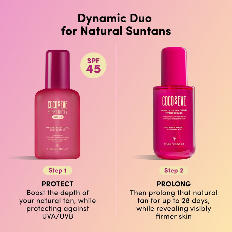 Tan Boosting Anti-Aging Body Oil SPF45