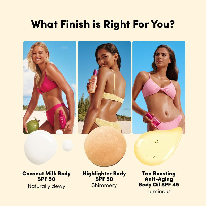 Tan Boosting Anti-Aging Body Oil SPF45